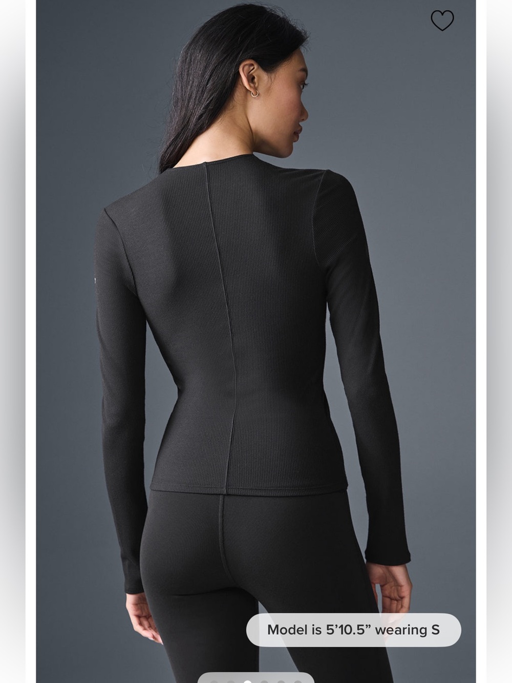 Alo yoga Ribbed Mesmerize Long Sleeve - Picture 3 of 9